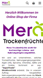 Mobile Screenshot of mera-trockenfruechte.de